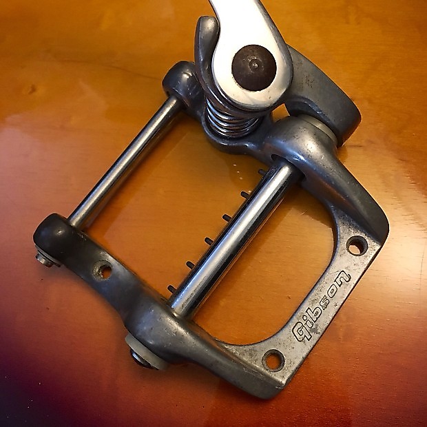 Bigsby Gibson logo embossed b5 horseshoe tremolo vibrato