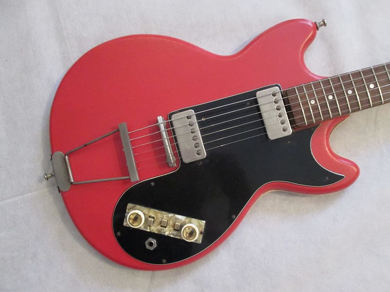 Hofner 164 (Colorama II) 1962 red vinyl | Reverb