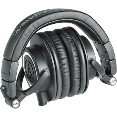 Audio-Technica ATH-M50x Closed-Back Monitor Headphones (Black) (Open Box) image 3