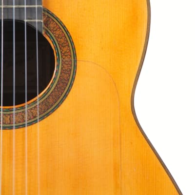 Felix Manzanero flamenco guitar 1967 - wonderful oldstyle flamenco guitar - great sound and feel! image 4