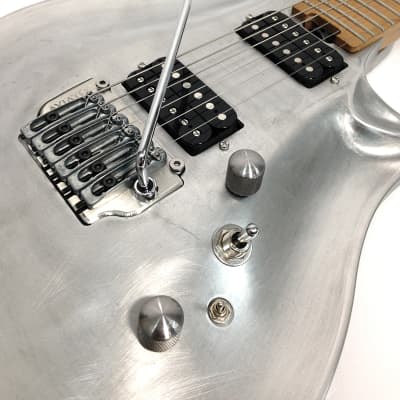 KOLOSS GT5 Aluminum Body Locking Machine Head Electric Guitar + Bag - White Satin image 24
