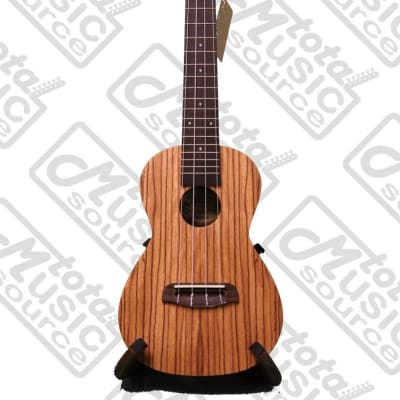 Oscar Schmidt OU320 Concert Ukulele, Zebra Wood, w/O.S. Padded