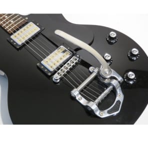 ギター De Armond by Guild / with Bigsby DeArmond by Guild M70 Electric Guitar - Black with Bigsby | Reverb
