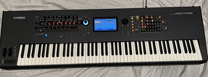  Yamaha Montage8 88-key Synthesizer Workstation, Black : Musical  Instruments