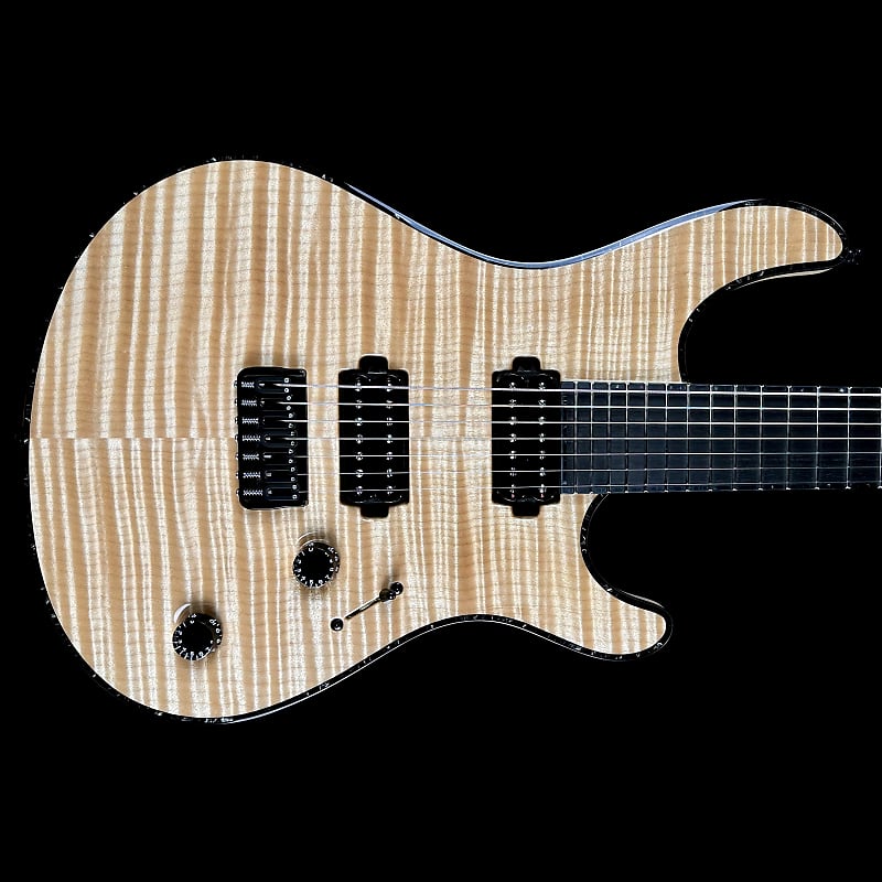 Mayones Regius 7 - Flame Maple Top - Bare Knuckle Pickups image 1