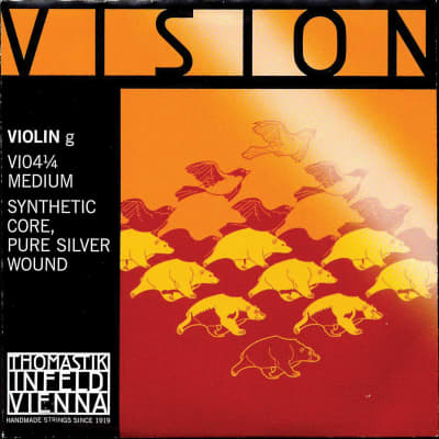 Thomastik-Infeld VI04 Vision Silver-Wound Synthetic Core 1/4 Violin String - G (Medium)