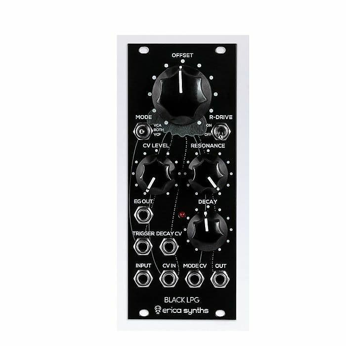 Erica Synths Black LPG Low Pass Gate Module image 1