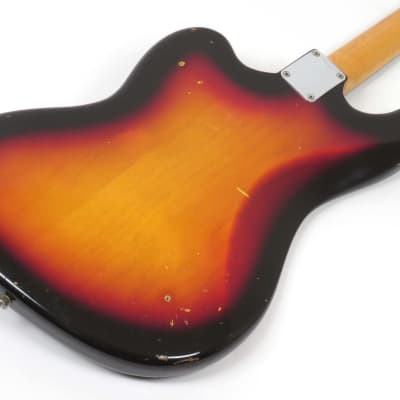 Fender Bass VI 1963 Sunburst ~ Slab Board ~ Original Case image 10