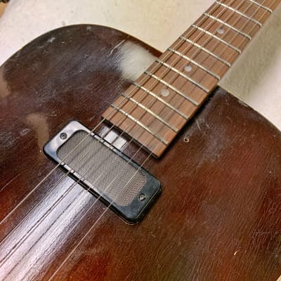 Kay Archtop 1950s Professional Rebuild Handwound Gold Foil Low Action Easy Player Big Boy Body image 11