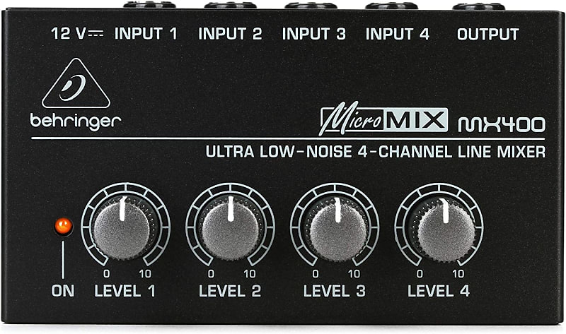 Behringer - MX400 - Micromix 4-Channel Line Mixer image 1