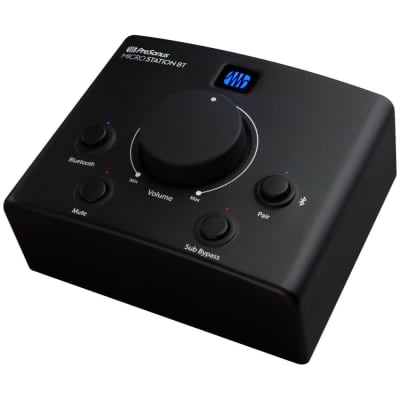 Presonus MicroStation BT 2.1 Bluetooth Monitor Controller for Wirelessly Managing Inputs image 2