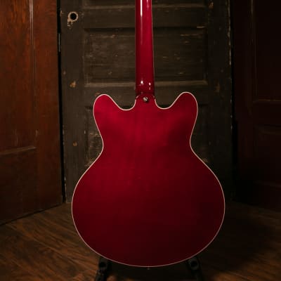 Vox Bobcat V90 Cherry Red Semi-Hollow Electric Guitar image 7