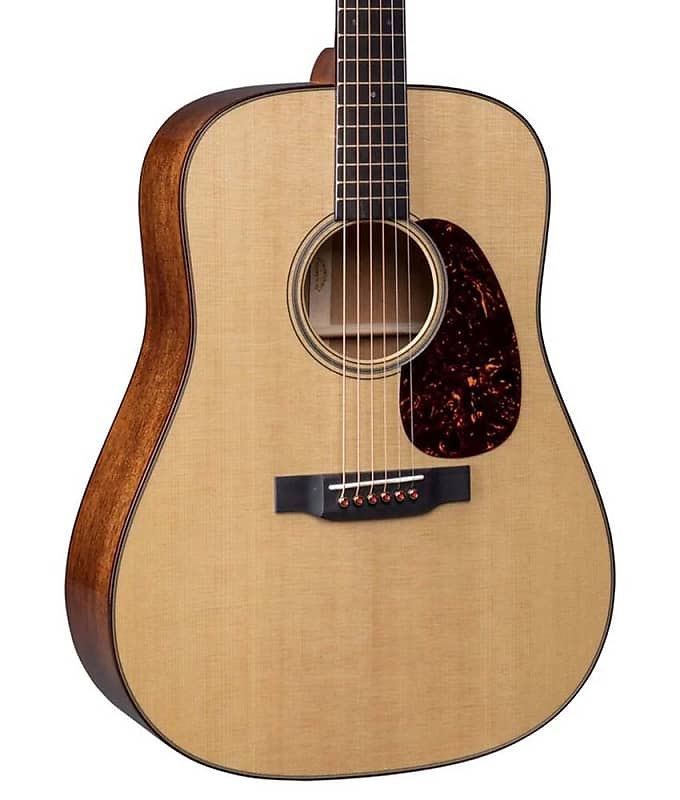 Martin D-18E Modern Deluxe Series Spruce/Mahogany Acoustic-Electric Guitar - Natural image 1