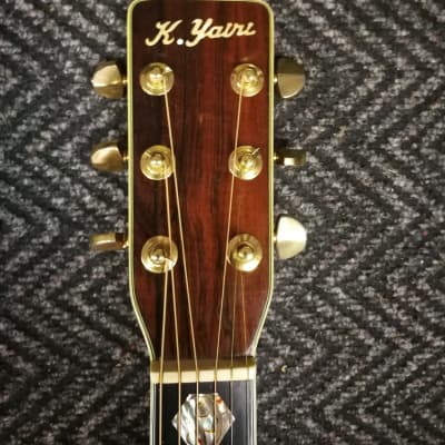 K Yairi YW350 Dreadnaught 1970s Natural | Reverb UK