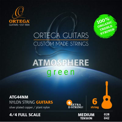 ORTEGA ATG44NM Medium Athmosphere Green E1-E6 Saiten für Konzertgitarre for sale