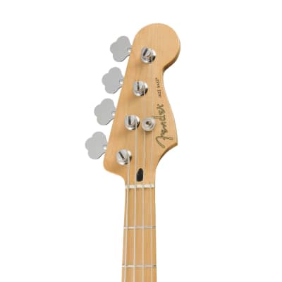 Fender Player Jazz Bass Guitar, Maple FB, Polar White image 4