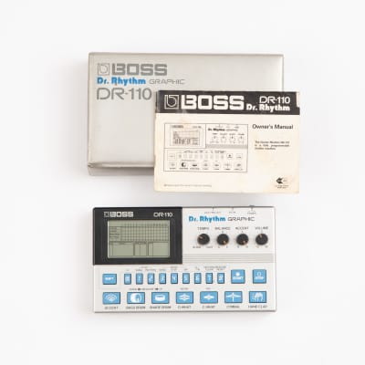 PRO SERVICED - Boss DR-110 Dr. Rhythm w/ Original Case and Manual