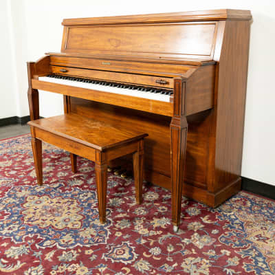 Baldwin Acrosonic Upright Piano | Satin Walnut | SN: 376303 | Used image 1