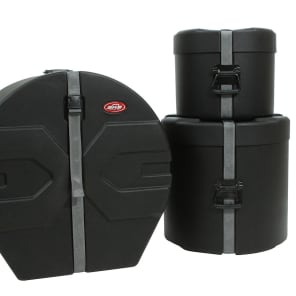 SKB SKB 1SKB-DRP2 Roto-Molded 10x12/16x16/18x22" 3pc Drum Case Package
