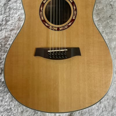Used Ibanez AEF1812-NT-OP-02 12-String Acoustic w/ Hardshell Case image 2