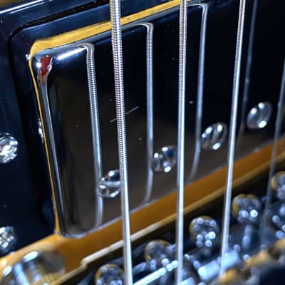 Reverend Limited Edition Roundhouse Semi Hollow Body Archtop Vintage Clear Natural Guitar #4 Blem image 7