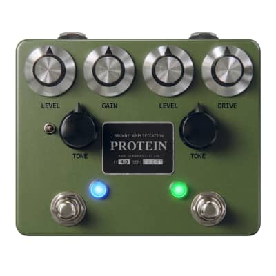 Reverb.com listing, price, conditions, and images for browne-amplification-protein-dual-overdrive