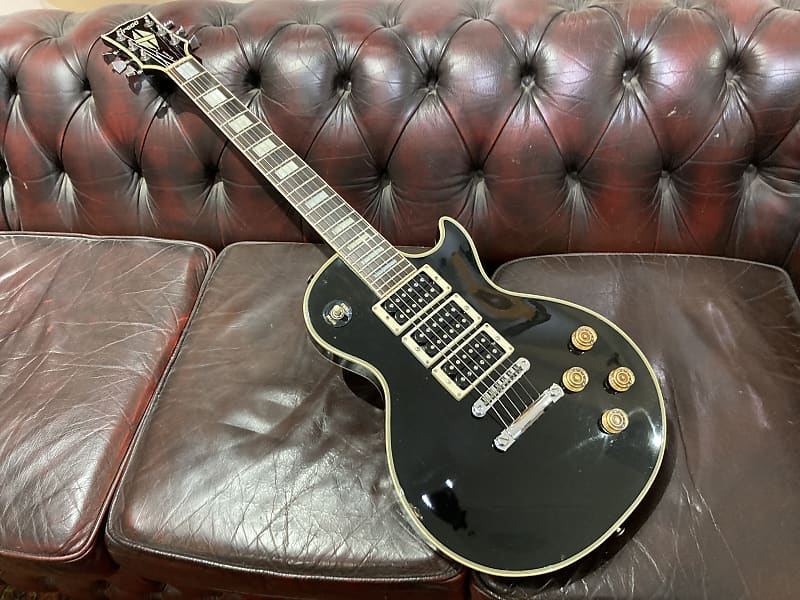 Greco EG600P Peter Frampton Les Paul Custom 1977 Black