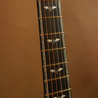 Harvey Leach Custom Homestead "The Tree" Mahogany Acoustic Guitar image 12