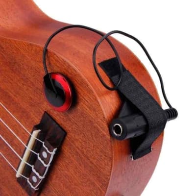 Piezo Pickup Guitar Acoustic Ukulele Transducer Mandolin Violin Contact Mic image 2