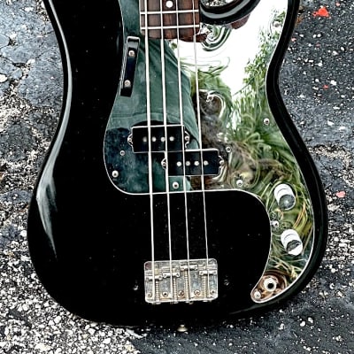 Fender Precision Bass 1979 - a cool Black P Bass like the one used by Phil Lynott of Thin Lizzy. image 3