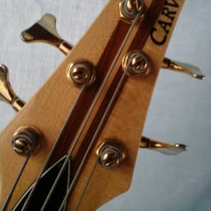 Carvin XB75 5-string bass extended-scale 2001 Walnut & Maple image 9
