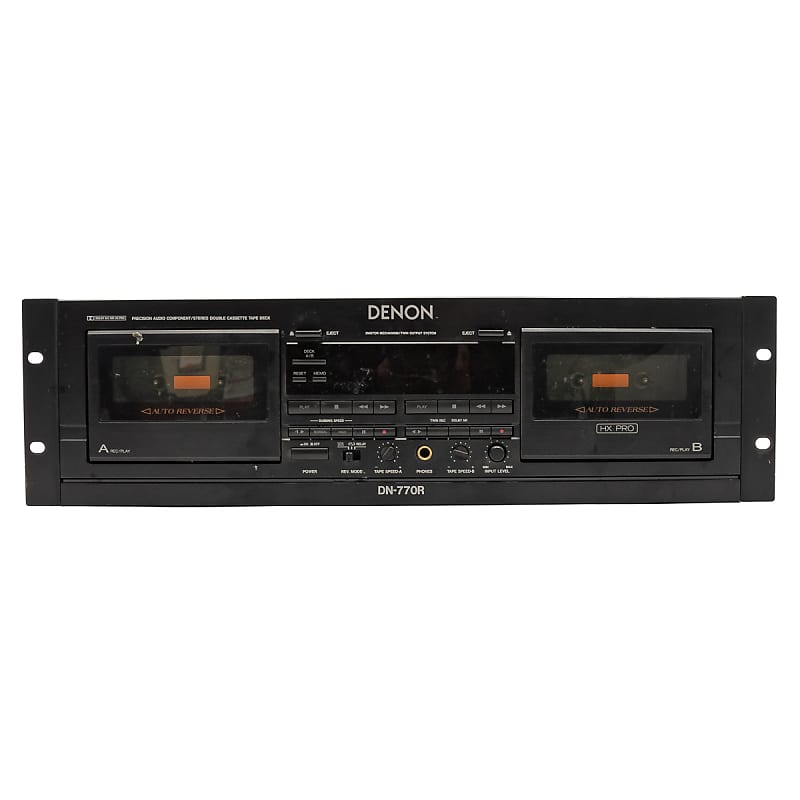 Denon DN-770R Precision Audio Component Stereo Double Cassette Tape sold Deck