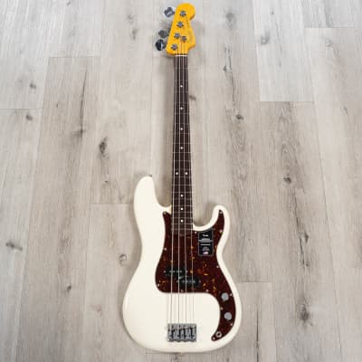 Fender American Professional II Precision Bass, Rosewood, Olympic White image 3