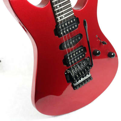 Rare 95 Yamaha RGX 621 D With Scalloped Frets in Metallic Red