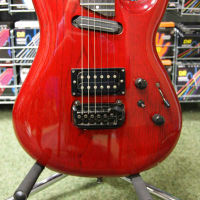 Aria Pro II Aquanote CR65 in transparent red finish | Reverb Aria Pro II Aquanote CR65 in transparent red finish | Reverb
