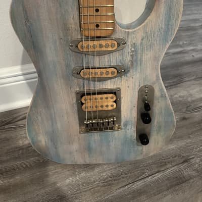 BadBrian Custom Handmade Guitar Telecaster Style 2020 - Hand rubbed wax (neck). Hand rubbed wax / shellac / analine water stain / acrylic (body) image 1