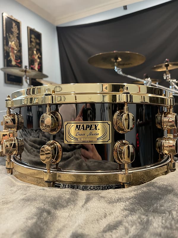 MAPEX スネアドラム Brass Limited 14×5.5 ブラススネア-