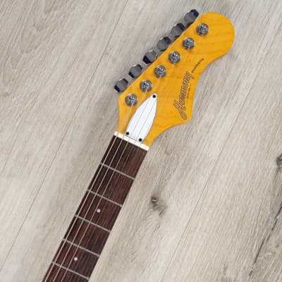 Harmony Standard Silhouette Bigsby Guitar, Rosewood Fretboard, Slate image 8