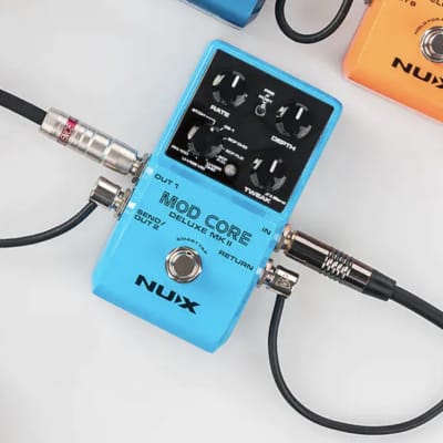 NuX Mod Core Deluxe MkII Modulation Guitar Bass Pedal  2023 - New! image 8
