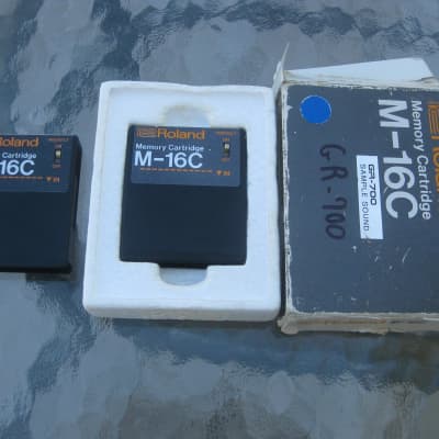 Two Roland M-16C Memory Cartridge for GR-700,  JX-3P, JX-8P, JX-10 image 2