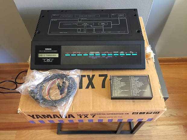 Yamaha TX7, DX7 Module With Original Packaging and Data