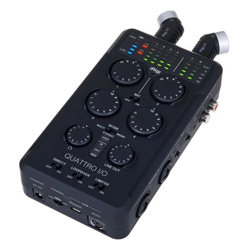 Amazon.com: iRig Pro Quattro IO Deluxe with iRig XY mics