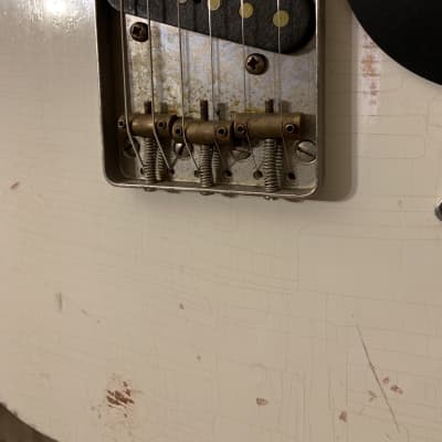 Von K Guitars T-Time 49 Snake Head Telecaster Repro 2019 Aged White Nitro Lacquer Finish image 5