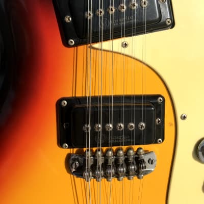 Mosrite Ventures XII 1966 Sunburst 12-string electric guitar image 5