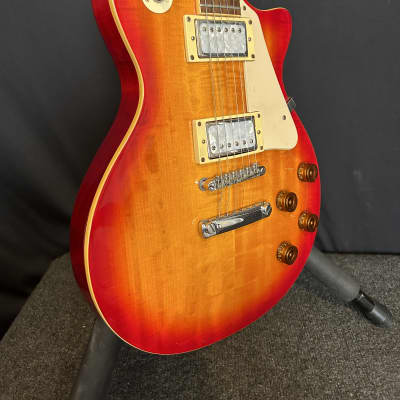 Samick Artist Series Les Paul Electric Guitar w/ Darkmoon Pickups LC-650 Sunburst w/ Gotoh Tuners #313 image 4