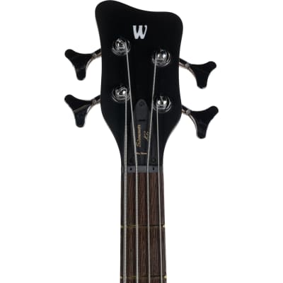 Warwick Pro Series Streamer LX 4 String Bass - Burgundy Red Transparent Satin image 5