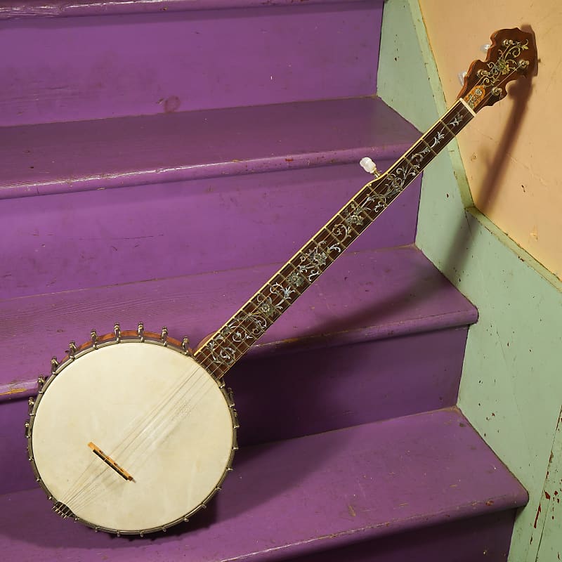 1920s/2000s Vintage/Antonio Tsai Fancy 5-String Openback Banjo image 1