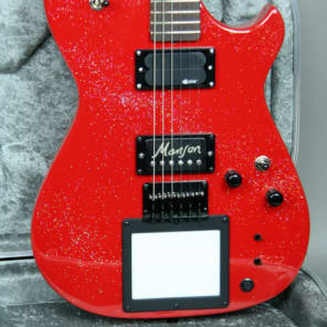 Manson MB-1 2013 Red Glitter Matthew Bellamy Signature Electric Guitar - MUSE image 4