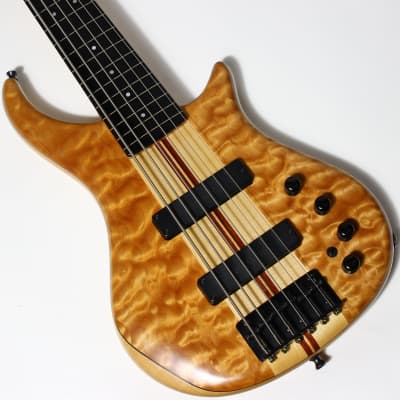 1999 Pedulla USA Thunderbolt 6-String Fretless Electric Bass Guitar | AAA Quilt Maple Body, Ebony Fingerboard, Bartolini Pickups! image 25