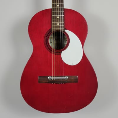 Eko Concert Acoustic Luthier Project rare model Cherry with white gaurd image 1